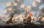 unknow artist The burning of the English fleet off Chatham, 20 June 1667. oil painting picture wholesale